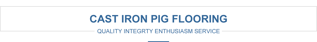 cast iron pig floor