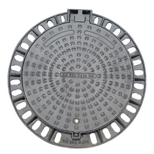 round cast iron manhole cover